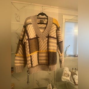 Mens Hipster vintage rare sweater size small mod stylish sweater